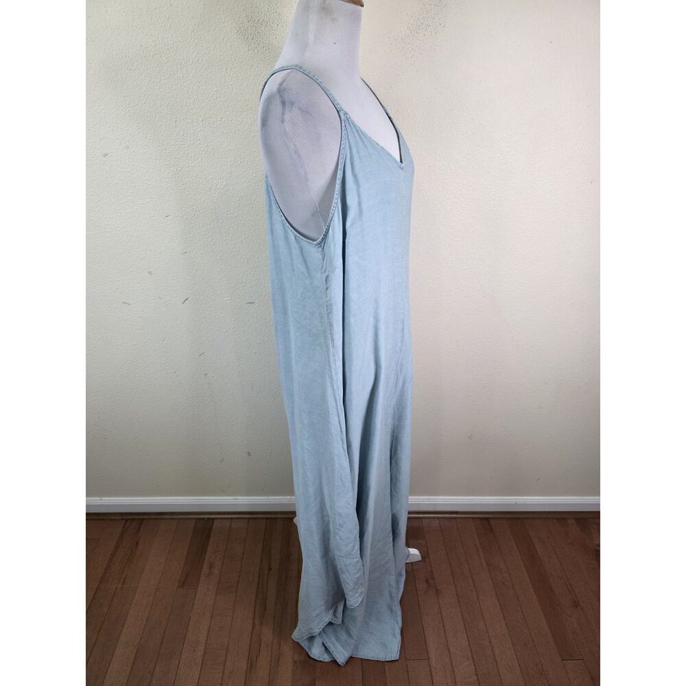 Vince Camuto Womens Size XL Tie Side Wide Leg Rayon/Tencel Jumpsuit 2 Piece - Picture 4 of 16